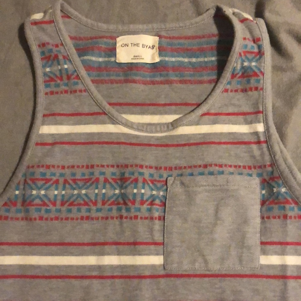 Tank top with front pocket